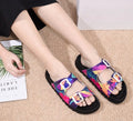 High Quality Comfortable Designer Slide PVC Customization Printed Waterproof Sandals Dual Buckle Two Strap Beach for Fashion