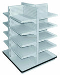 RH-H16  Supermarket Shelf  Movable Supermarket Four Side Island Gondola Shelving