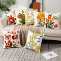 Wholesale Rural Style Flower Pillow Covers Instagram Home Furnishing Sofa Pillow Case Headrest Office Waist Cushion Covers