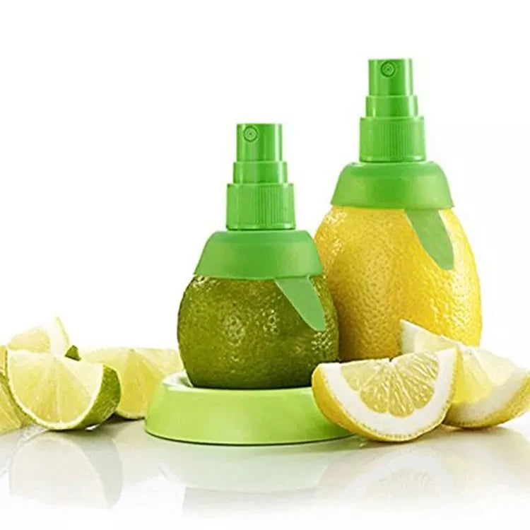 Manual Orange Squeeze Juice Sprayer Mist Orange Fruit Citrus Spray Squeezer Lemon Press Juicer for Salad Fresh Flavor