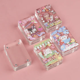 DIY Custom Size Magnetic Acrylic Photo Frame Mini Acrylic Picture Frame Extra Thick Mini Magnetic Photo Block