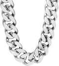 Team Punk Style Geometric Gold/Silver Plated Unisex Necklace Chain Costume Jewelry Hip Hop Turnover Chain Festival Party