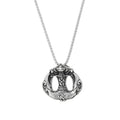 Viking Celtic Knot Silver Necklace Raven Skull Mjolnir Amulet Man Pendant Necklace Stainless Steel Man Jewelry