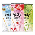 New Arrive 35g Glico Pocky Cookies Slim Multi-flavor Coated Biscuits Sugar-Free Low-Fat Exotic Snacks Box Packaging
