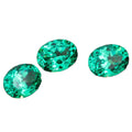Factory Custom Emerald Stone YAG Oval Synthetic Fluorescent Green Colombian Emerald  for Jewelry
