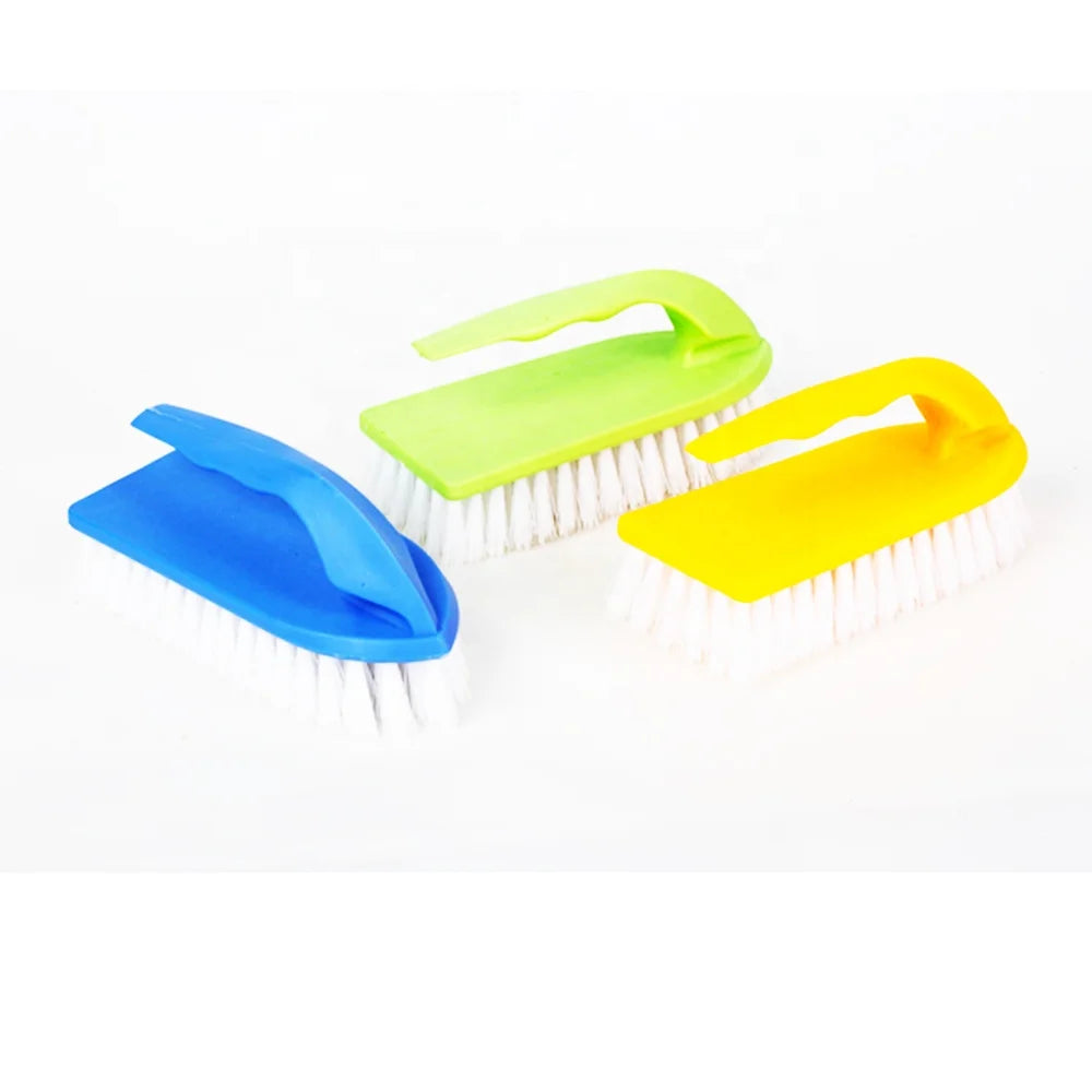 O-Cleaning Factory Supply All Purpose Iron Type Hand Scrub Brush Bathtub Corner Blot Cleaning Brush Toilet Ceramic Brush