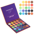 Beauty Glazed 25 Color Eye Shadow Plate Basic Maquillaje Para Mi logo Metallic Gold Vegan Eyeshadow Palette Purple Tones