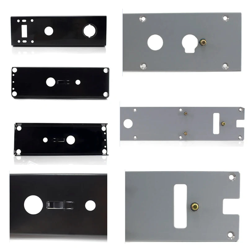 Aluminum Alloy Stamping Anodized Surface IATF 16949 Certified Fingerprint Intelligent Lock Enclosure Electronic Door Shell
