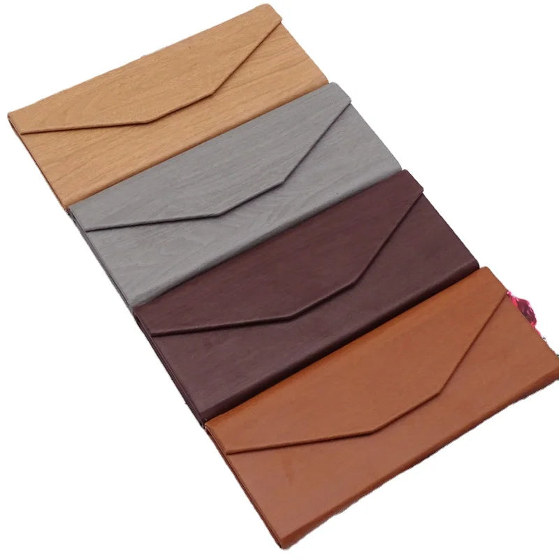 Student Myopia Folding Glasses Case Sunglasses Fresh Portable Flamingo Leaves Banana Leaf Glasses Box