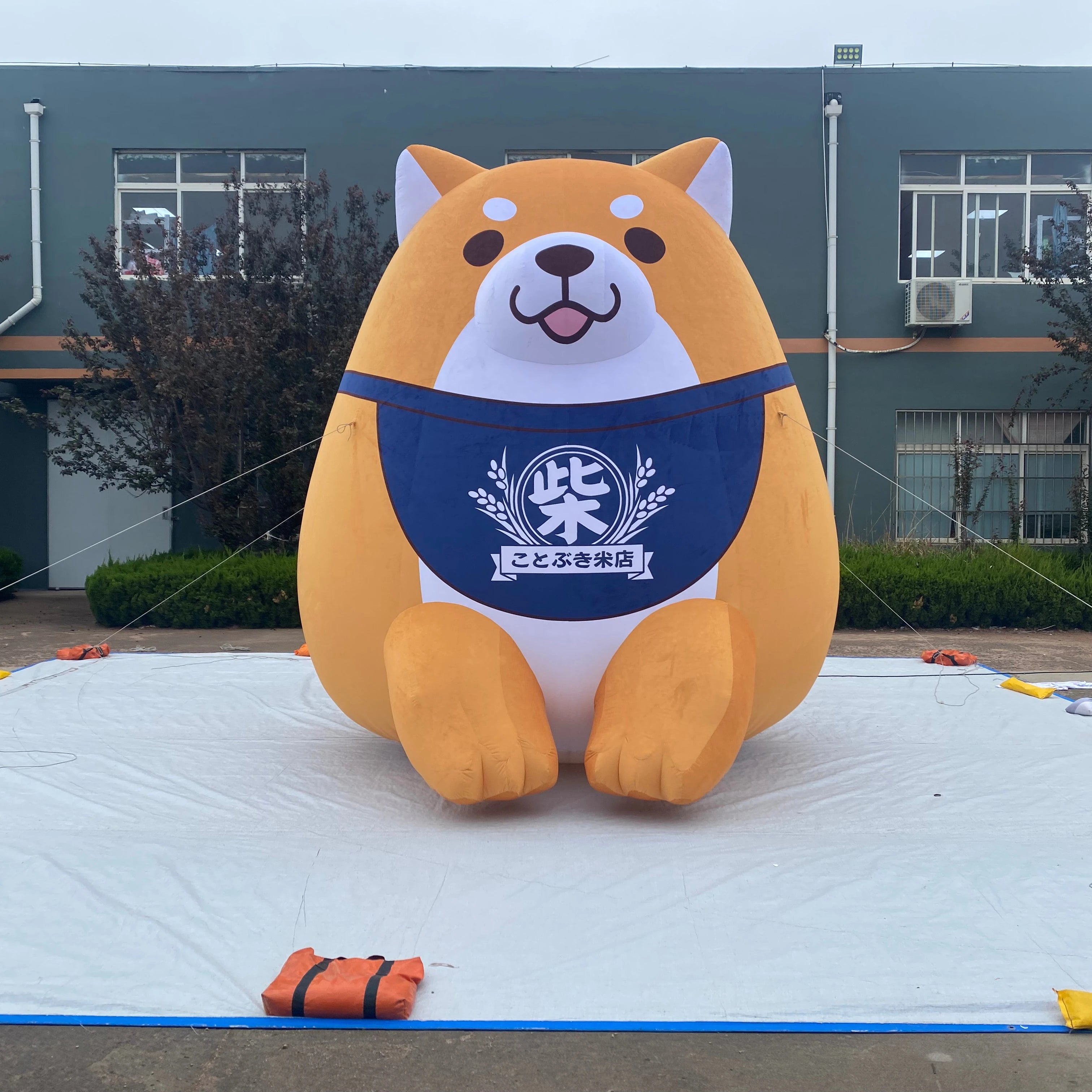 Full Customized Giant Inflatable Cartoon Dog Mascot Plush Cute Advertising Inflatable Cartoon Character