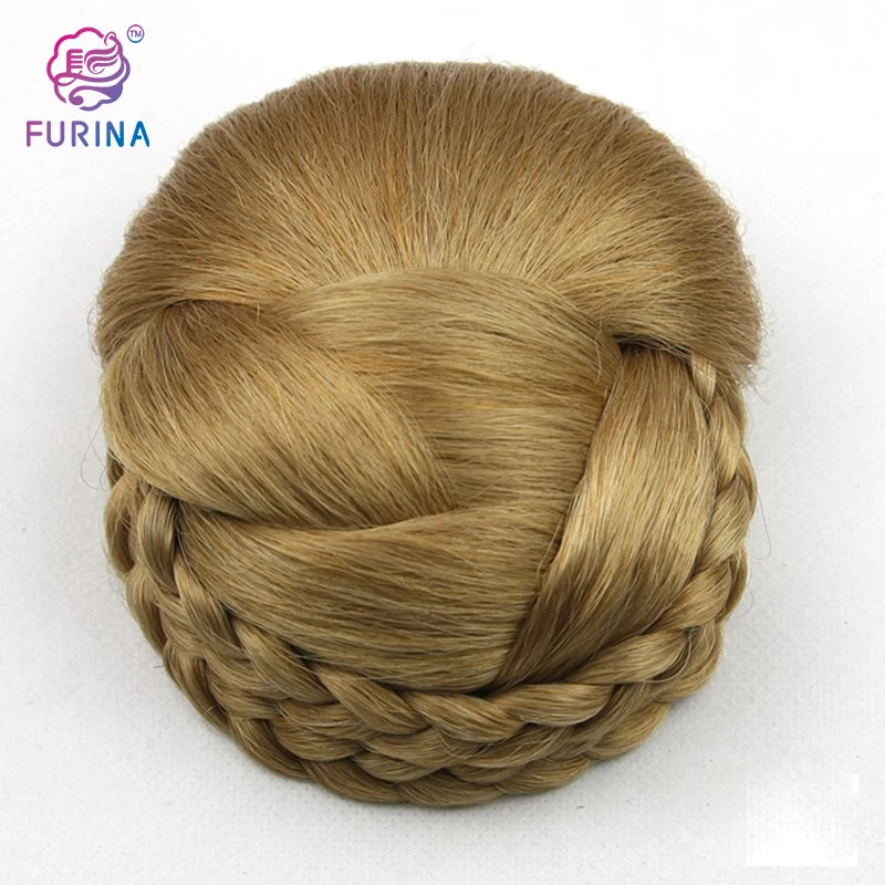 No Irritation Furina Hot Saling Wigs Hair Extensions Top Quality Women Hair Bun Chigno  Women Hair Bun a Variety of Choices