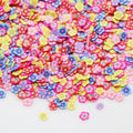 Hot Selling Polymer Clay Colorful Flower Sprinkle Cute Flower Slice for Crafts Making Phone Decor DIY Scrapbooking