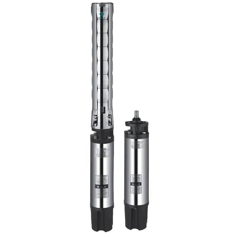 QQPump Bomba Sumergible De Agua 22Kw 6 Inches Irrigation Submersible Pump Stainless Steel For Deep Well