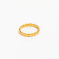 Joolim Jewelry Wholesale 18K Gold Plated Tangent Plane Stainless Steel Rings for Women Rings