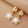 Wholesale 34 Styles Stud Hoop Earrings Heart Rhinestone Pearl Earrings Stainless Steel Earrings for Women