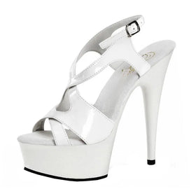 15 cm Silver Banquet Women's High Heels Pole Dance Club Fashion Sexy 6-inch Platform Sandals Women's Large High Heels