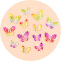 Colorful Butterfly Charms Acrylic Pendant for DIY Earring Necklace Jewelry Making Accessories Pone Case Decoration
