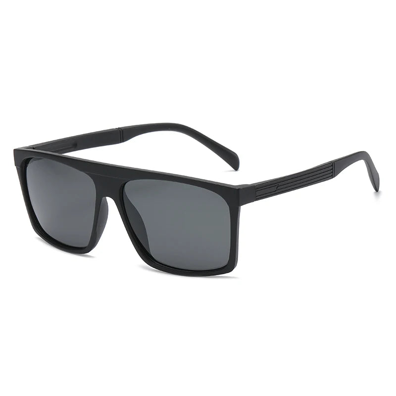 3051 Sunglasses PC Korean Style Driving UV400 Polarized Retro Sun Protection Square Frame Unisex Fashionable Sunglasses Men