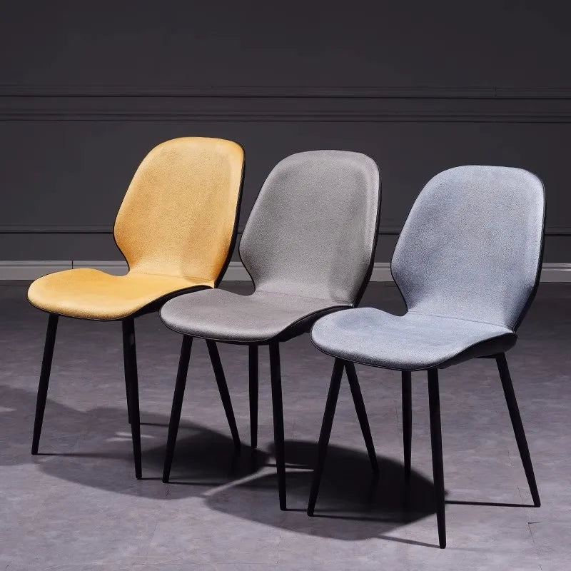 BILIDO Modern Design Restaurant Furniture Popular Home Food Plaza Dining Cafe Chairs with Steel Leg for Kitchen Use