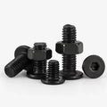 Manufactures Customized Allen Black Carbon Steel M2 X 6mm M3 8mm M4 M5 Bolt Low Hex Socket Head Furniture Screw Bolts