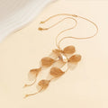 Za Large Metal Flower Earring Necklace Set for Woman Vintage Golden Big Floral Chian Necklaces Boho Pendant Collar Jewelry Gifts