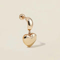 LOZRUNVE 925 Sterling Silver Piercing Jewelry Sweet Romantic Heart Dangle Earring
