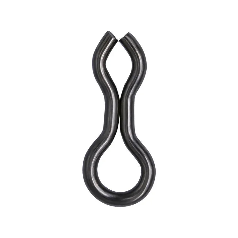 Sales1 Saltwater Fishing Connector Stainless Steel Brass Splay Ring Rig Hook Hanger 8 Shape Wire Eyes Sinker Eyelets