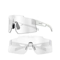 WEST BIKING Lightweight Sports Sunglasses Photochromic Cycling Glasses Integrated Bicycle Goggles for Outdoor Fishing Bike