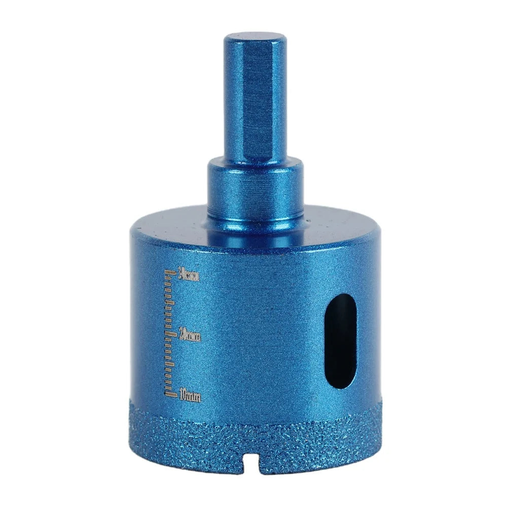 Raizi Tool Hot Sales 40mm Vacuum Brazed Power Tool Diamond Drill Bit for Stone Ceramic Tile Marble Hexagon Shank Hole Opener