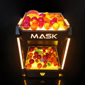 Custom LOGO LED Light-Up Bar Serving Tray Double Layer Fruit Plate with Eco-Friendly Plant Pattern for Party Decorations