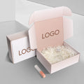 Custom Logo Christmas Folders Corrugated Cardboard Coated Paper Packaging Box Embossing Recyclable Retail Mailing Gift Boxes