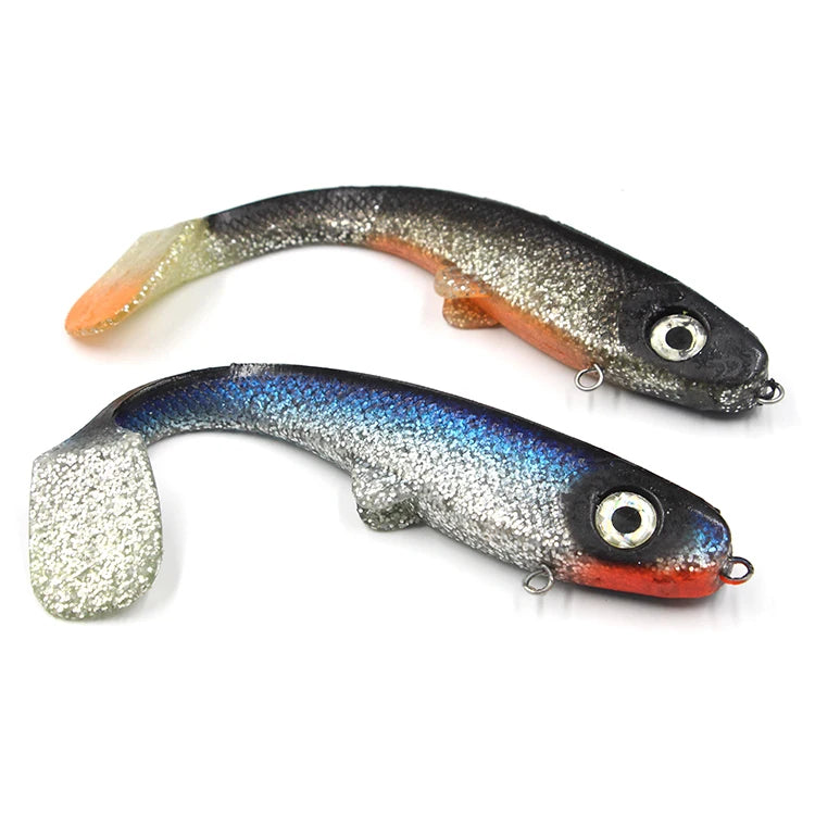 Selco De Pesca Artificial Fishing Lures Soft Bait Shad Tpe Soft Plastic Pike Lure - Kanal Gratis Deps 8" Swimbait High Pike
