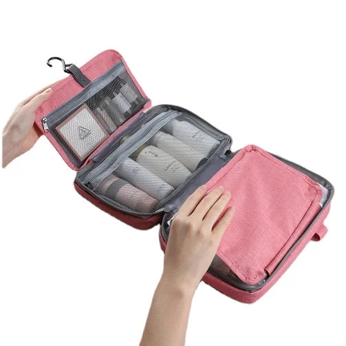 Travelsky New Arrival Foldable Waterproof Hanging Toiletry Bag for Travel Daily Life