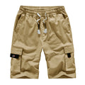 Men's Summer 100% Cotton Cargo Shorts Loose Plus Size With Pockets  Casual Pants Trousers