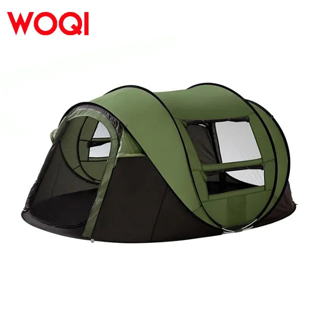 WOQI Can Customize Foldable Outdoor Camping for 5-8 People to Quickly Open Pop-up Tents