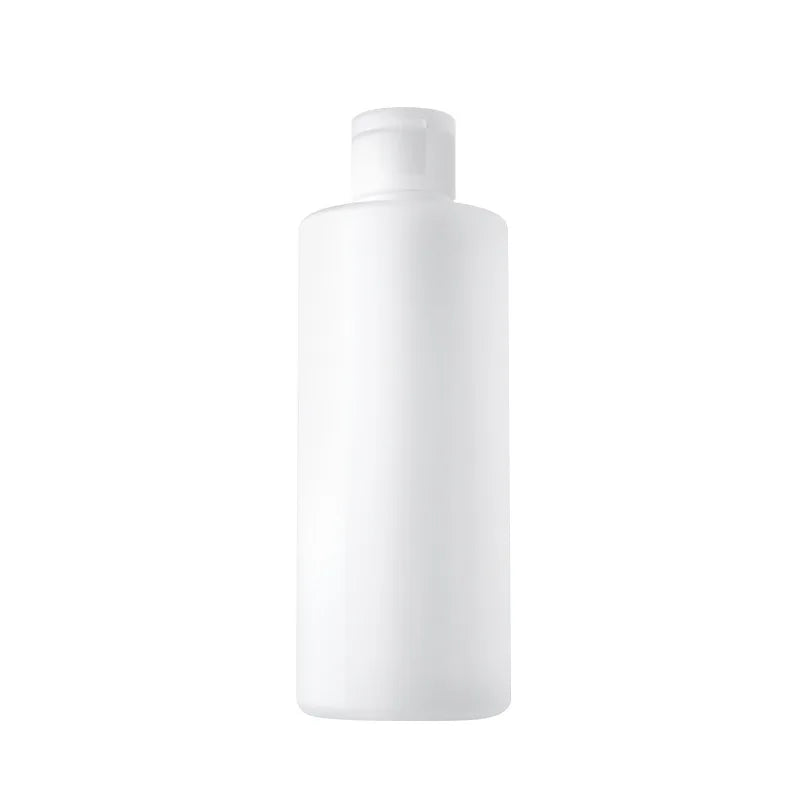 PP 200ml Cosmetic Cylinder Bottle Facial Toner Plastic Bottle with Flip Cap Skincare 8oz Plastic Bottles