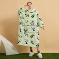Home Textile China Hooded Wearable Sweatshirt Custom Super Long Flannel Sherpa Oversize Blanket Hoodie