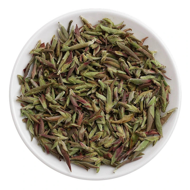 Early Spring Purple Tea Buds Pre - Qingming Spring Raw Puer Tea Old - Tree Loose - Leaf Pu'er Tea From Mengku Yunnan Pu-erh