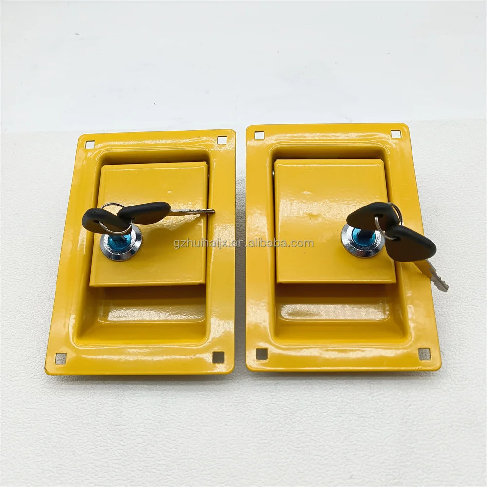 Right Side Door Latch Lock Panel Lock 14508850 Cab Side Door Handle  for EC160B Excavator Parts 14508850 Side Door Lock