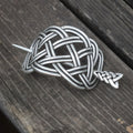 Celtic Knot Hair Clip Viking Fantasy Medieval