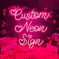 Wholesale Led Light Logo Happy Birthday Neon Sign Custom Made NO MOQ Dropshipping Neon Light for Party Wedding Sign Home Decor