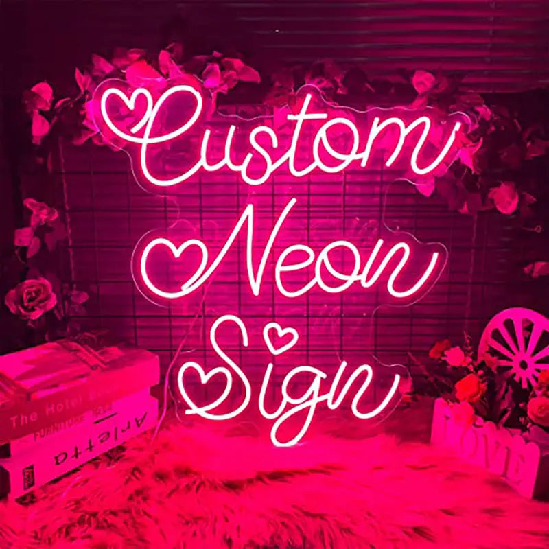 Wholesale Led Light Logo Happy Birthday Neon Sign Custom Made NO MOQ Dropshipping Neon Light for Party Wedding Sign Home Decor