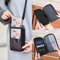 Fashion Lady Touch Screen Mobile Phone Purse Bag Multifunctional Passport and Card Holder Wallet New Cell Phone Crossbody Bag
