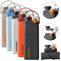 Collapsible Water Bottle BPA Free 20 oz Foldable Water Bottle for Travel Sports Bottles with Triple Leak Proof Lightweight