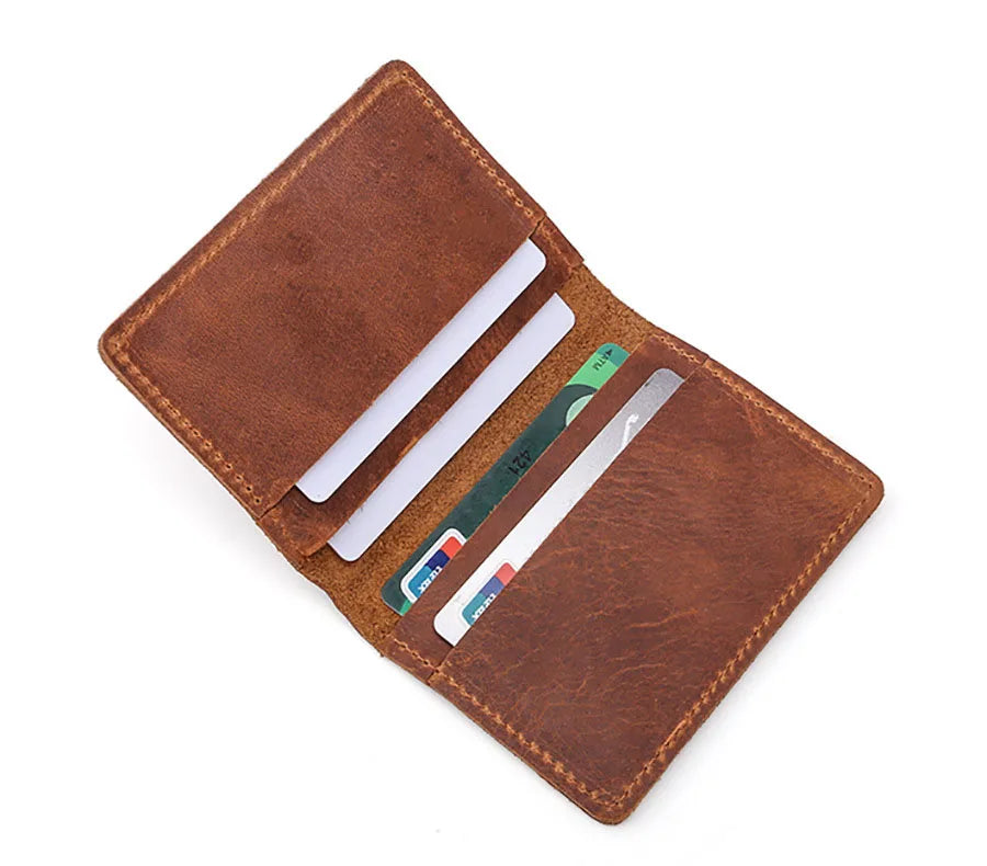 Wholesale Genuine Leather Business Card Holder Wallet