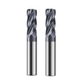 HRC60 4-Flute CNC Corner Radius End Mill Tungsten Steel Router Bit for Surface Machining R Bullnose R0.5 R1 R2 Customizable OEM