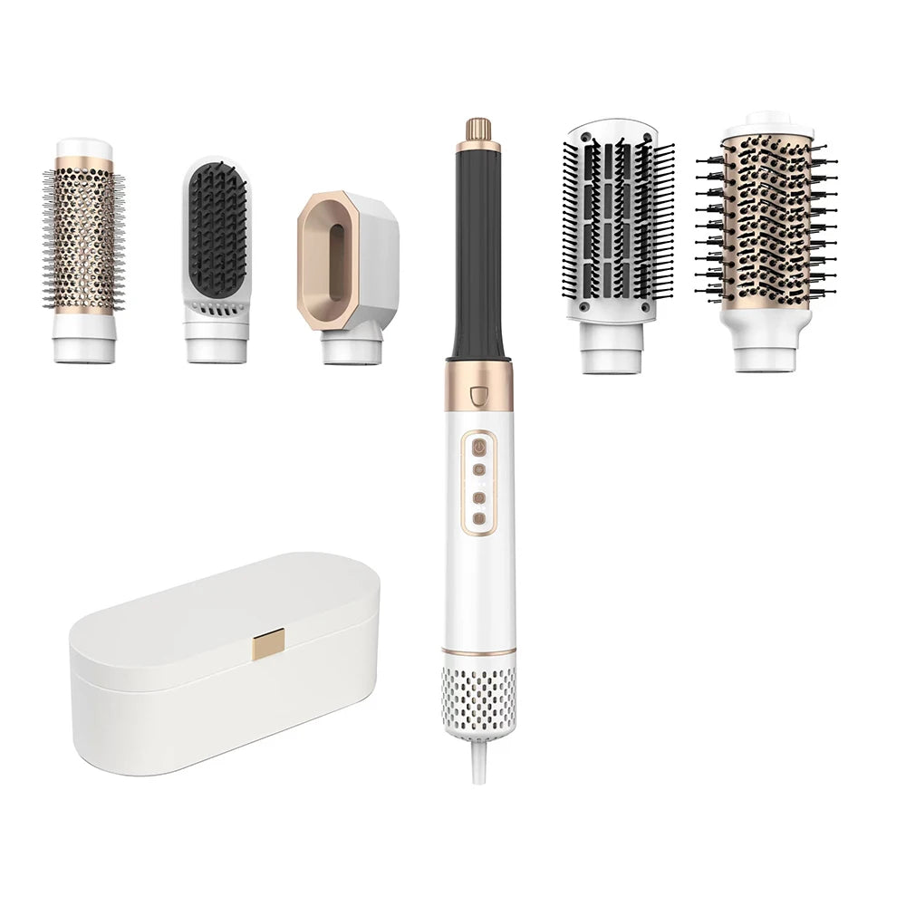2024 New Style Airstyler 6 in 1 air Hair Styling Tools Electric One Step Styler Hair Dryer and Volumizer Hot Air Brush