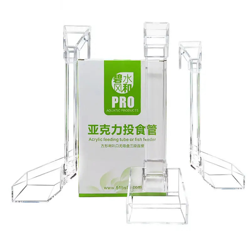 BSFH Acrylic Feeding Tube of Fish Feeder Feeder Fish for Display Crystal Shrimp Feeding Tube
