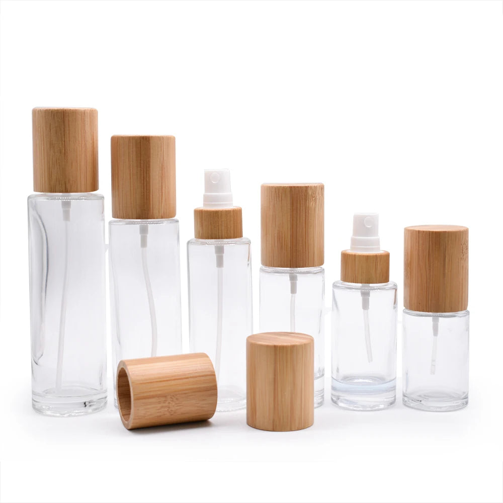 Cheap Price Luxury Skin Care Face Cream Jar Lotion Glass Bottles Cosmetic Bottle and Jars Set