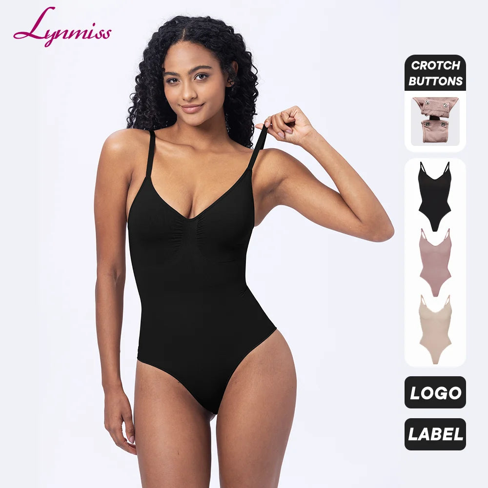 Backless Breathable Shapewear Bodysuit Women Tummy Control Seamless Thin High Waist Body Shaper Plus Size Underwear
